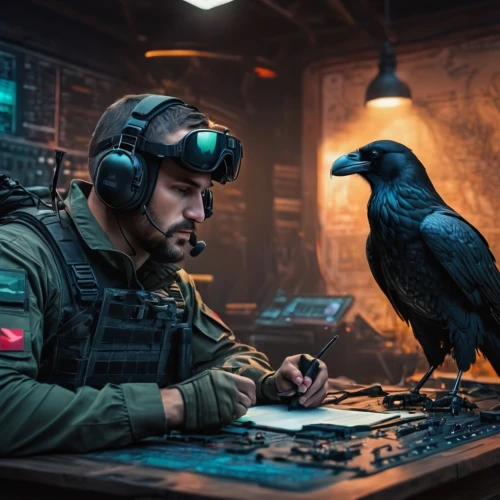 raven rook,drone operator,operator,operators,3d crow,military raptor,black raven,rook,corvus,call sign,legija,vigilant,schadler,raven bird,avian,drone pilot,recruit,bird of prey,jager,black crow