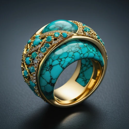 genuine turquoise,enamelled,ring with ornament,colorful ring,paraiba,ring jewelry,birthstone,anello,golden ring,circular ring,goldsmithing,chaumet,semi precious stone,gemstone,turquoise,stone jewelry,mouawad,arkenstone,goldring,cabochon,Photography,Documentary Photography,Documentary Photography 25