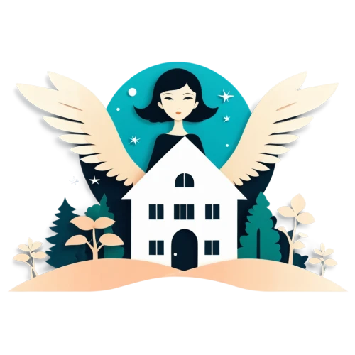 houses clipart,airbnb icon,anjo,winged heart,dove of peace,angel wings,angel wing,vintage angel,vector art,angel girl,vector illustration,dreamhouse,digital illustration,vector image,growth icon,flat blogger icon,weathervane design,doves of peace,edit icon,angelnotes,Unique,Paper Cuts,Paper Cuts 05