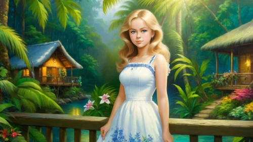 fantasy picture,eilonwy,fairy tale character,faires,jessamine,girl in the garden,aliona,lorien,amalthea,girl in a long dress,sigyn,landscape background,fairyland,amazonica,forest background,background image,garden fairy,janna,tuatha,spring background