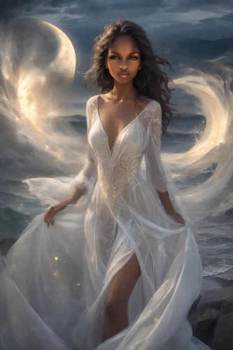 fantasy art,sirene,fantasy picture,mystical portrait of a girl,fantasy woman,celtic woman,faerie,fantasy portrait,fairy queen,angel wing,soulforce,ethereal,faery,oshun,enchantment,angel wings,amphitrite,sorceress,sylphs,hesperides,Photography,Realistic