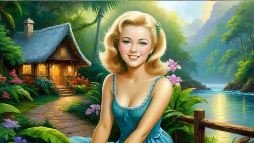 connie stevens - female,the blonde in the river,landscape background,fairy tale character,forest background,dorthy,thumbelina,fantasy picture,nature background,marylyn monroe - female,cartoon video game background,marilyn monroe,background image,tinkerbell,background view nature,dollywood,blonde woman,fairyland,love background,faires