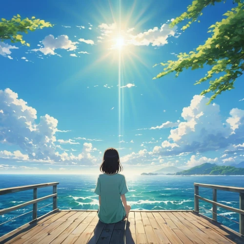 sun and sea,bocchi,bright sun,landscape background,tiribocchi,ocean background,sun,summer background,himuto,beautiful wallpaper,summer sky,nature background,background images,seishun,serene,utada,beach background,summer day,manaka,transparent background,Photography,General,Realistic