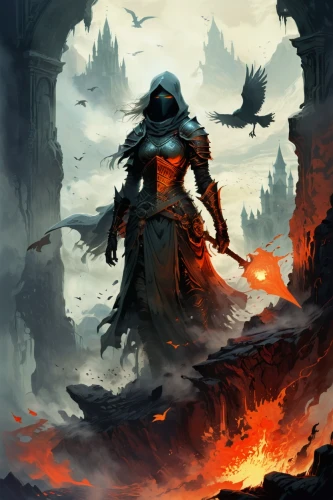 auditore,underdark,necromancer,garrison,archmage,the wanderer,shadowgate,aegon,firelands,pyre,sorceror,malazan,witchfire,swain,reforged,drizzt,conjurer,burning earth,fire master,fire background,Conceptual Art,Fantasy,Fantasy 18