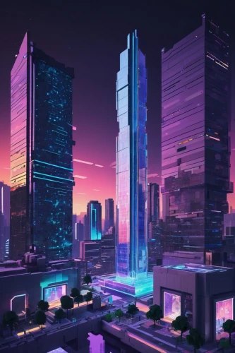 cybercity,cybertown,cityscape,microdistrict,futuristic landscape,colorful city,metropolis,cyberport,fantasy city,cyberpunk,city at night,cityzen,city blocks,skyscrapers,cyberworld,city skyline,evening city,cyberscene,tokyo city,cyberia,Unique,Pixel,Pixel 03