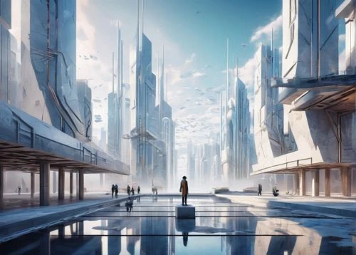 coruscant,futuristic landscape,arcology,cybercity,theed,gondolin,fantasy city,coruscating,citadels,schuitema,schuiten,futuristic architecture,ice planet,homeworlds,imperialis,sci fiction illustration,unbuilt,areopolis,homeworld,metropolis,Illustration,Realistic Fantasy,Realistic Fantasy 39