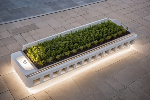 cattle trough,garden bench,planter,plant bed,planters,water trough,flower boxes,flower box,paving slabs,led lamp,luminarias,boxwoods,baseboards,boxwood,coffee table,flower bed,flavin,buxus,ventilation grille,baseboard,Photography,General,Realistic