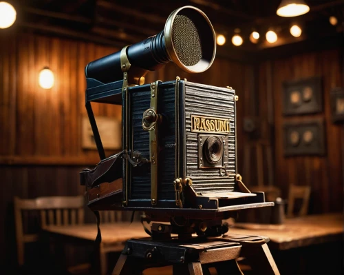 movie camera,vintage camera,film projector,movie projector,panavision,helios 44m-4,retro kerosene lamp,graphophone,cinematograph,lubitel 2,kienholz,moviola,cinematronics,vintage lantern,filming equipment,cinema 4d,vitaphone,camera stand,helios 44m7,helios 44m,Illustration,Realistic Fantasy,Realistic Fantasy 23