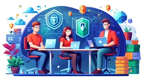 creditwatch,advisors,trusecure,cybercash,cybersecurity,blockchain management,websecure,cios,cyber security,contentguard,game illustration,secureworks,cyberworks,digital identity,neon human resources,giftrust,cybermedia,it security,information security,blur office background