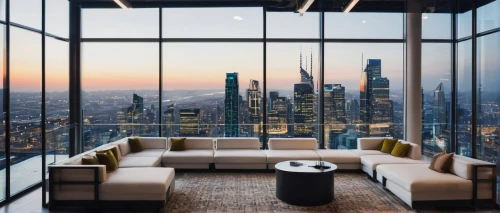penthouses,sky apartment,glass wall,minotti,apartment lounge,tishman,modern living room,kimmelman,top of the rock,above the city,livingroom,modern minimalist lounge,luxe,luxury real estate,chicago skyline,modern decor,skydeck,hudson yards,living room,cityview,Illustration,American Style,American Style 10