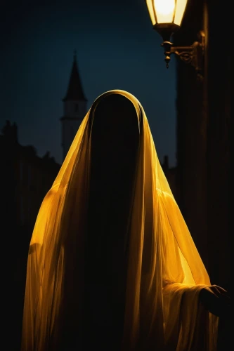 cloaked,burqa,obake,niqab,street lantern,llorona,fantasma,veil,dolorosa,purdah,the girl in nightie,ghost girl,ghostley,veils,night photograph,woman silhouette,hastula,halloween silhouettes,havisham,scary woman,Photography,Black and white photography,Black and White Photography 01