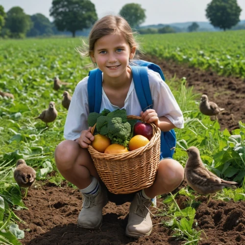 picking vegetables in early spring,farm girl,agriculturist,agriculturalist,agricultural,agriculturalists,agrotourism,agricultural use,agriculturists,agricultores,biopesticides,agriculture,agribusinessman,vegetable field,agroculture,farmer,agroecology,girl in overalls,organic farm,sharecropping,Photography,General,Realistic