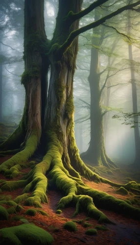 germany forest,forest floor,moss landscape,foggy forest,beech forest,fairytale forest,forest tree,forest landscape,the roots of trees,fairy forest,elven forest,fir forest,green forest,forestland,enchanted forest,beech trees,forest glade,mirkwood,fangorn,chestnut forest,Conceptual Art,Daily,Daily 32