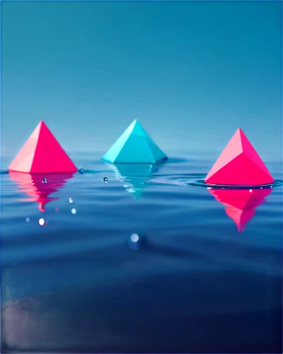 paper boat,flotilla,sailing boats,sailboats,cube sea,regata,sailing blue purple,dreidels,sailing boat,tetrahedrons,on the water surface,small boats on sea,triangles background,neon arrows,diamond lagoon,boats,sailers,origami,lowpoly,colorful water,Unique,3D,Low Poly