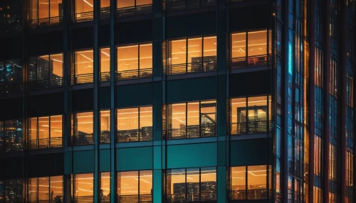 row of windows,windowpanes,office buildings,windows,glass facades,abstract corporate,night lights,glass building,balconies,blue hour,condos,night light,light reflections,retroreflectors,high rises,highrises,reflections,high rise,itap,light patterns,Art,Artistic Painting,Artistic Painting 25