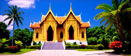 thai temple,cambodia,buddhist temple complex thailand,dhammakaya pagoda,white temple,phra,phnom,temples,kuthodaw pagoda,vientiane,kampuchea,grand palace,mahidol,khmer,songkhla,songkhram,cambodge,songkla,velankanni,wat huay pla kung,Illustration,Realistic Fantasy,Realistic Fantasy 14