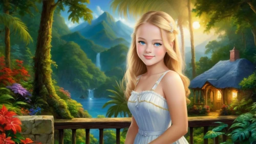 fantasy picture,eilonwy,landscape background,fairy tale character,photo painting,celtic woman,tinkerbell,fantasy art,children's background,princess sofia,world digital painting,fairyland,ellinor,faires,nature background,prinzessin,princess anna,girl in the garden,mermaid background,storybook character