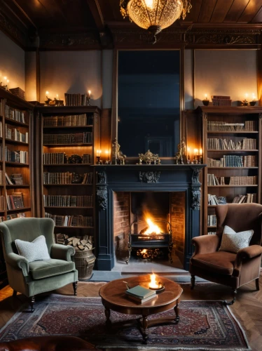 reading room,fireplace,fire place,fireplaces,bookshelves,inglenook,sitting room,bookcases,livingroom,great room,coziest,marylhurst,fireside,athenaeum,living room,coziness,greystone,danish room,warm and cozy,family room,Photography,General,Realistic