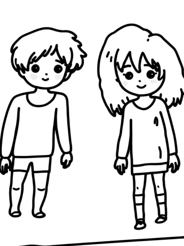 line art children,tiny people,hold hands,boy and girl,handhold,little boy and girl,animatic,holding hands,chibi children,handholding,shins,storyboarded,omori,extraverts,shorties,chibi kids,stick children,animatics,omake,little people,Design Sketch,Design Sketch,Rough Outline