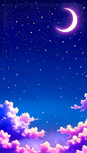 moon and star background,night sky,purple wallpaper,sky,nightsky,dusk background,crescent moon,unicorn background,the night sky,free background,cielo,clear night,stars and moon,soir,nacht,purple,pastel wallpaper,purple background,wavelength,moonlit night,Illustration,Japanese style,Japanese Style 04