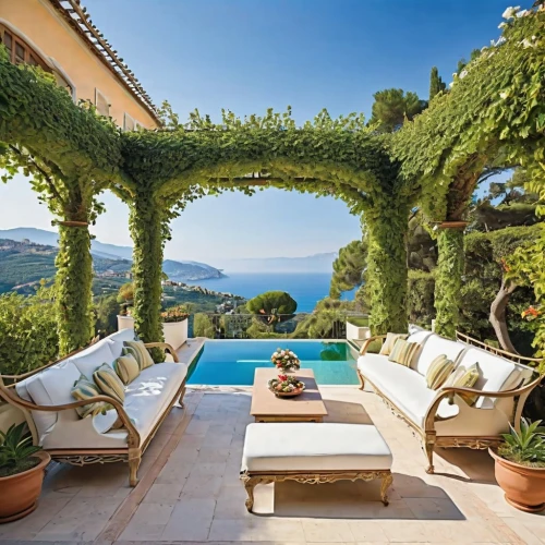 provencal life,roof terrace,provencal,pergola,terrazza,holiday villa,outdoor furniture,terrasse,bougainvilleans,south france,roof landscape,provence,tuscan,south of france,grasse,luxury property,terraza,tuscany,roof garden,beautiful home,Photography,General,Realistic