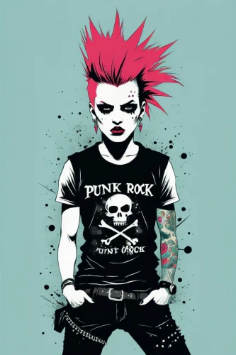 punk,punk design,punks,punky,punkers,rock chick,punkish,punx,deathrock,tonks,lady rocks,rocknrolla,psychobilly,rocker,deryck,lauper,streampunk,powerman,nofx,rockers,Illustration,Paper based,Paper Based 02