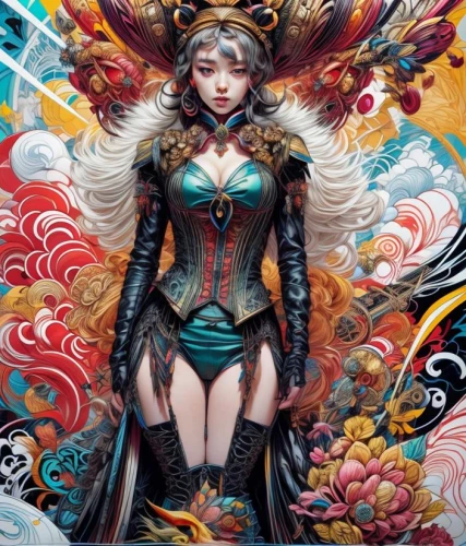 fantasy woman,fantasy art,transistor,viveros,promethea,the enchantress,amano,tsuneo,enchantress,baroque angel,siryn,baroness,amazona,fantasy girl,fairy peacock,sorceress,goddess of justice,queen of hearts,bodypainting,amuria