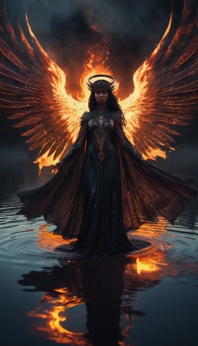 archangel,fire angel,dark angel,black angel,the archangel,angel of death,samael,pheonix,fallen angel,fenix,angelfire,uniphoenix,angels of the apocalypse,death angel,ayat,seraphim,angelology,seraph,samuil,angel,Conceptual Art,Fantasy,Fantasy 02