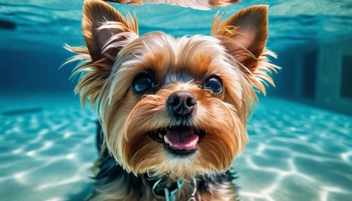 dog in the water,yorkshire terrier,biewer yorkshire terrier,yorkie,underwater background,swimmable,yorky,hydrotherapy,waterkeeper,photo session in the aquatic studio,dog photography,under the water,swim,aquatic animal,canidae,surfdog,swimmer,swim ring,submersion,buoyant,Photography,Artistic Photography,Artistic Photography 01