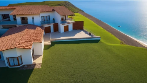 holiday villa,3d rendering,bungalows,varkala,residencial,luxury property,dunes house,contadora,oceanfront,roof landscape,beach house,render,amanzimtoti,house roofs,luxury home,dreamhouse,artificial grass,inmobiliarios,large home,clifftop,Photography,General,Realistic
