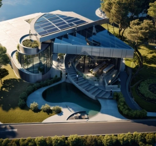solar cell base,modern house,dunes house,cube house,skylon,luxury home,futuristic architecture,futuristic art museum,dreamhouse,safdie,3d rendering,mansion,luxury property,seasteading,smart house,house with lake,modern architecture,aqua studio,cubic house,ecovillages
