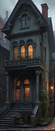 victorian house,victorian,haddonfield,old victorian,crewdson,brownstones,ravenswood,rowhouse,doll's house,apartment house,the haunted house,victoriana,innkeepers,storybrooke,arkham,maplecroft,brownstone,briarcliff,creepy house,victorian style,Conceptual Art,Sci-Fi,Sci-Fi 07