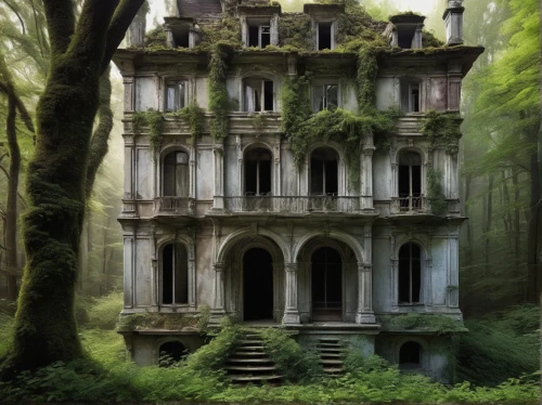 house in the forest,abandoned place,abandoned house,ghost castle,forest house,witch's house,abandoned places,lostplace,the haunted house,witch house,haunted house,luxury decay,lost place,abandoned,chateaux,haunted castle,ruine,lost places,dereliction,abandoned building,Photography,Artistic Photography,Artistic Photography 06