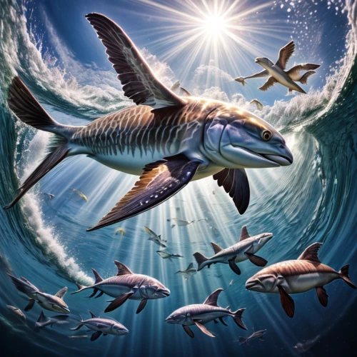 ichthyosaur,ichthyosaurs,marine reptile,mosasaurs,carcharhinus,carcharodon,plesiosaurs,pliosaur,chondrichthyes,bioaccumulation,elasmosaurus,liopleurodon,plesiosaur,leptocephalus,bathypelagic,wyland,sailfish,cyprinids,tarpons,dolphin fish