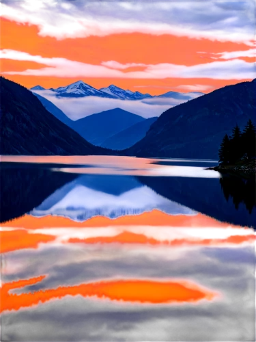 incredible sunset over the lake,hardangerfjord,thirlmere,lake mcdonald,loch drunkie,reflection in water,evening lake,splendid colors,sproat,reflexed,loch,tummel,lochgoilhead,reflection of the surface of the water,vermilion lakes,saturated colors,twilight on jenny lake,reflections in water,lochaber,intense colours,Illustration,Vector,Vector 14