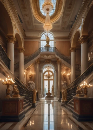 emirates palace hotel,hallway,cochere,entrance hall,lobby,neoclassical,hotel lobby,staircase,venetian hotel,kempinski,foyer,crown palace,marble palace,corridors,luxury hotel,grand hotel europe,statehouse,archly,neoclassicism,corridor,Conceptual Art,Fantasy,Fantasy 01