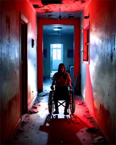 wheelchair,abled,wheelchairs,wheel chair,sanitarium,sanatorium,paralysed,sanitorium,paralyzed,disabilities,disability,asylum,hospicio,urbex,disablement,redrum,quadriplegia,disabled person,paraplegic,girl with a wheel,Unique,3D,Isometric