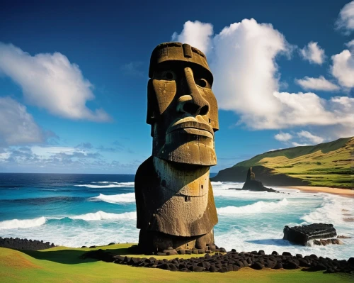 easter island,easter islands,the moai,rapa nui,moai,rapanui,tangaroa,heiau,kaahumanu,vainikolo,waikaremoana,kahekili,atairangikaahu,menehune,maori,maoris,zeland,polynesian,leleiohoku,hawaii,Illustration,Black and White,Black and White 06