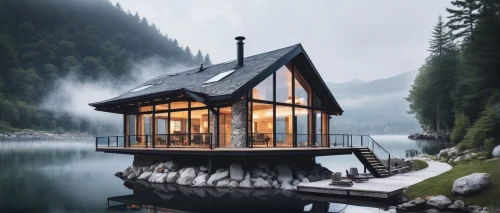 house with lake,house by the water,the cabin in the mountains,boat house,small cabin,house in mountains,boathouse,floating huts,house in the mountains,summer cottage,inverted cottage,houseboat,wooden house,dreamhouse,pool house,beautiful home,summer house,cottage,fisherman's house,log cabin,Illustration,Paper based,Paper Based 20