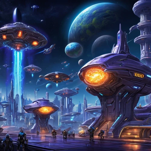 homeworlds,futuristic landscape,sci fiction illustration,sci fi,alien world,arcology,homeworld,scifi,coruscant,sci - fi,alien planet,starbase,honorverse,cardassia,barsoom,wildstar,science fiction,spaceport,motherships,terrans,Unique,Pixel,Pixel 05