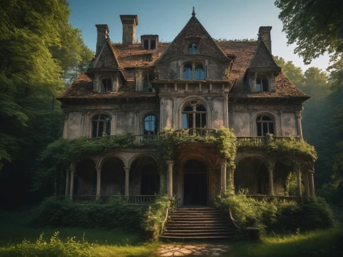 witch's house,house in the forest,fairytale castle,fairy tale castle,abandoned house,abandoned place,ghost castle,forest house,the haunted house,witch house,creepy house,dreamhouse,fairy tale,old victorian,ancient house,victorian,chateau,haunted castle,victorian house,lonely house,Photography,General,Fantasy