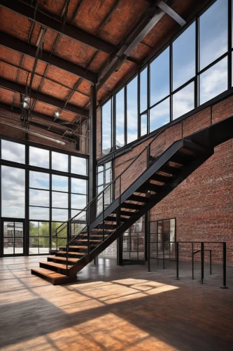 loft,steel stairs,lofts,daylighting,outside staircase,mezzanines,cantilevered,staircase,winding staircase,adjaye,wooden beams,staircases,crossbeams,clerestory,wooden stairs,wooden stair railing,brickworks,spiral stairs,stair,mezzanine,Illustration,American Style,American Style 08