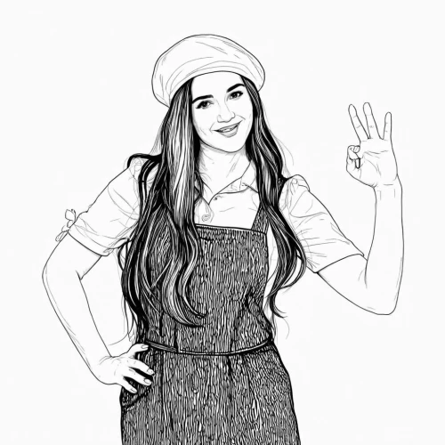 hila,girl in overalls,pinafore,dungarees,fashion vector,idina,coloring pages kids,sigyn,coloring page,rotoscoped,sewing pattern girls,lineart,milkmaid,karou,line art,spinelli,my clipart,pregnant woman icon,vause,woman pointing,Design Sketch,Design Sketch,Black and white Comic