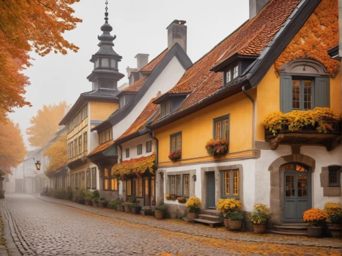 half-timbered houses,northern germany,rothenburg,quedlinburg,hildesheim germany,medieval street,townhouses,germany,townscapes,the cobbled streets,medieval town,beguinage,allemagne,alsace,franconian,historic old town,thuringia,curonian,half-timbered house,hanover,Illustration,Retro,Retro 25