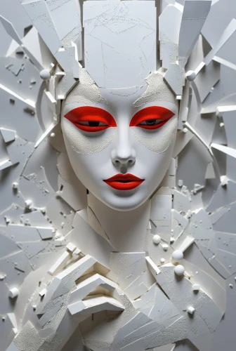 deformations,cybernetic,cybernetically,fembot,head woman,biomechanical,automaton,mechanoid,cinema 4d,softimage,humanoid,cyberspace,woman face,cybernetics,fractalius,white lady,cyberarts,homogenic,gynoid,paper art,Art,Artistic Painting,Artistic Painting 44