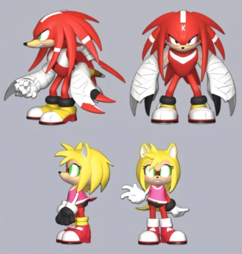 knux,knuckles,robotnik,echidna,fleetway,turnarounds,tails,chaotix,reshapes,eggman,charmy,hedgehogs,sonic,sonics,echidnas,fighting poses,kos,tenrec,galkaio,mascots,Photography,General,Realistic