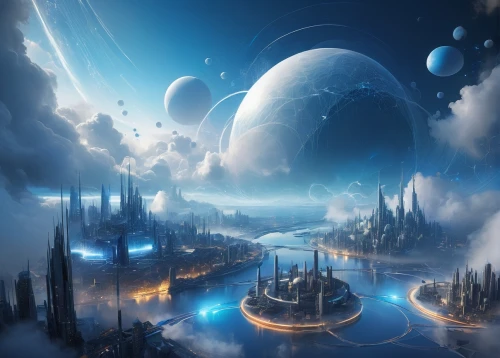 fantasy landscape,futuristic landscape,alien world,homeworld,fantasy picture,fantasy city,homeworlds,alien planet,wonderlands,space art,fantasy world,dreamlands,exosphere,3d fantasy,dream world,ice planet,skyterra,fantasy art,planetaria,fractal environment,Conceptual Art,Oil color,Oil Color 01