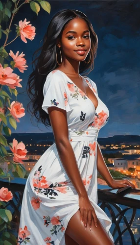 monifa,oil painting on canvas,rosemond,oil painting,african american woman,oil on canvas,kunbi,toccara,art painting,lachanze,ibibio,girl in flowers,african woman,oluchi,nzinga,azilah,chioma,ofili,world digital painting,oshun,Conceptual Art,Oil color,Oil Color 10