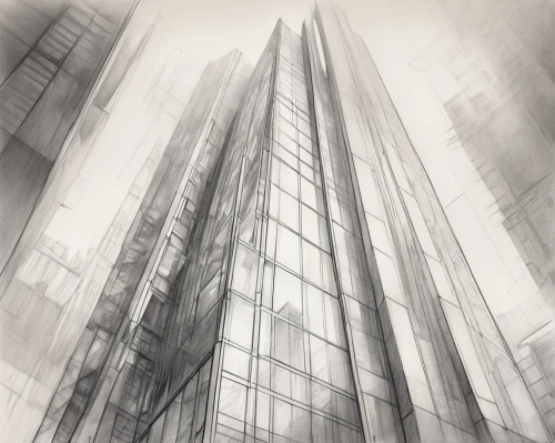 skyscraping,shard of glass,highrises,glass facades,glass building,tall buildings,monolithic,arcology,glass facade,unbuilt,skycraper,city scape,shard,supertall,skyscraper,high rises,high-rise building,highrise,upbuilding,abstract corporate,Illustration,Black and White,Black and White 30