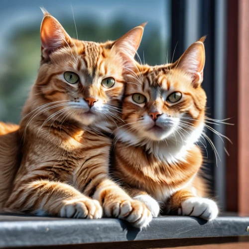 abyssinians,two cats,bengals,georgatos,gatos,red tabby,felines,felids,orange tabby cat,catterns,orange tabby,cat lovers,cat love,cat family,abyssinian,tabbies,kittens,kitties,cute animals,persians,Photography,General,Realistic
